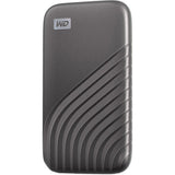 WD My Passport 4TB SSD Externo Portátil, Disco duro externo SSD con velodidad de lectura de hasta 1050 MB/s 1000 MB/s de escritura, Funciona con PC, Xbox y Playstation, Gris espacial