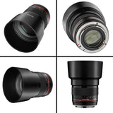 Samyang 85 mm F1.4 Lente para Conector