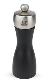 Peugeot Duo Fidji-Molinillo de Sal y Pimienta (15 cm), Color, Madera, Acero Inoxidable Y Negro Mate, 5 cm