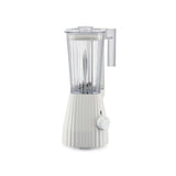 Alessi Plissé MDL09 W, Batidora de Diseño con Jarra Graduada, en Resina Termoplástica, Enchufe Europeo 700W, 1,5l, Blanco