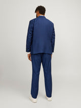 JACK&JONES PLUS Jprsolaris Blazer Noos Pls Chaqueta de Traje, Azul Medieval, 72 Hombres