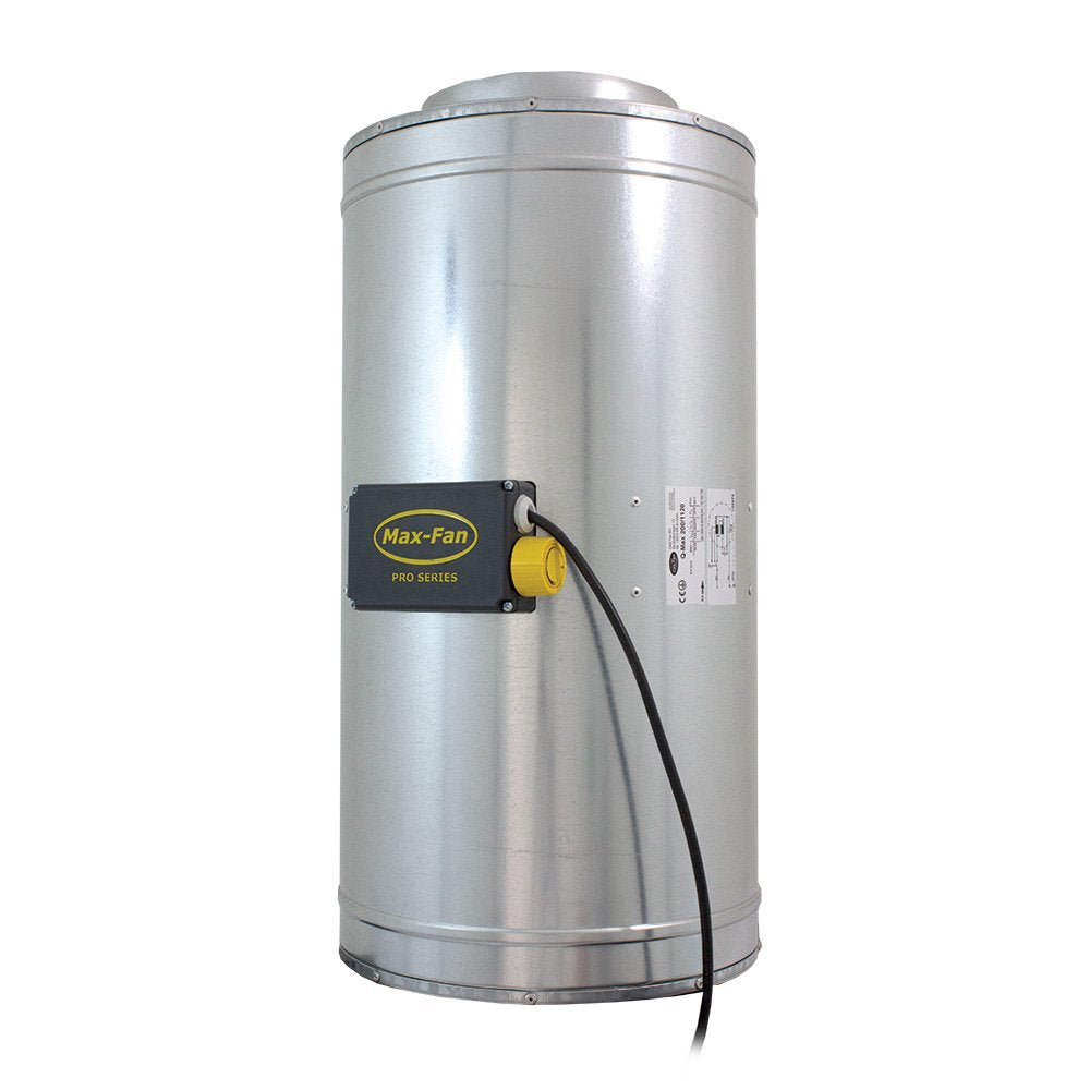 Can Fan Q-Max 250 Fan - Ventilador, 1590m³/hr, 67 x 34.5 x 38 cm, color plateado