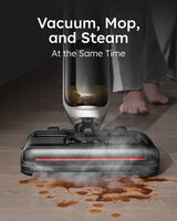 eufy MACH,MACH V1 Ultra,aspirador escoba sin cables con mopa a vapor,SteamWave™ sin cables,Always-Clean Mop™,Triple de autolimpieza, Eco-Clean Ozone, mezcla con válvula Tesla