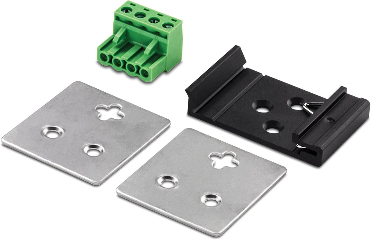 Trendnet, TI-G50, Switch DIN-Rail Industrial Ethernet Gigabit de 5 Puertos, Capacidad de conmutación de 10 Gbps, clasificación IP30 (-40 °C a 167 °F), Incluye Soportes para Montaje en Pared