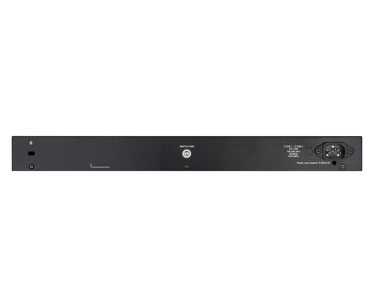 D-Link DGS-1250-28XMP - Switch 28 puertos PoE Gigabit Gestionable con UpLink a 10Gbps, Layer 2 y Layer 3 Lite (24x 10/100/1000BASE-T PoE, 4x 10G uplink SFP+ y 1x consola RJ-45), Negro