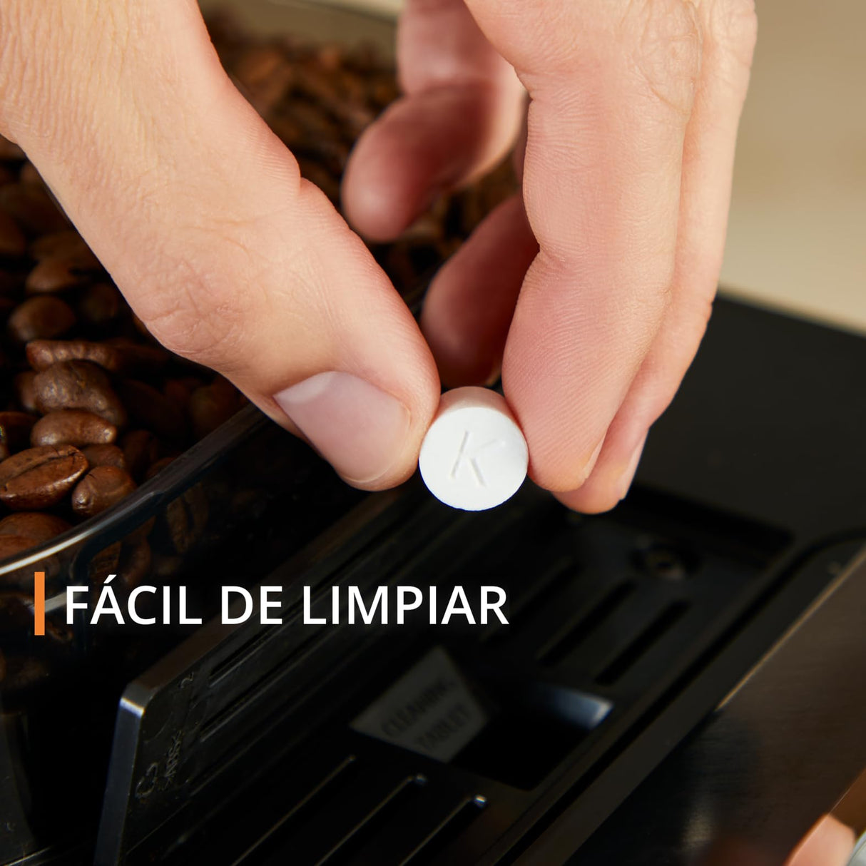 Krups Cafetera Automática Sensation C50 - Potencia 1450W, fácil uso, 5 tipos bebidas, 15 bares, fácil mantenimiento, alertas lumínicas, cómoda limpieza, ajustes personalizados, boquilla vapor, EA9108
