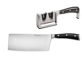 WÜSTHOF Classic Ikon Cuchillo cocinero chino & afilador