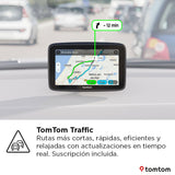 TomTom GPS Coche GO Classic 2nd (6", información de tráfico y Alerta de radares, actualizacion de mapas de Europa Mediante Wi-Fi, indicación de carriles en Movimiento y Soporte Reversible Integrado)