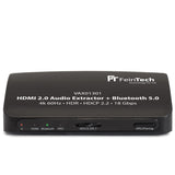 FeinTech VAX01301 - Adaptador HDMI para extractor de audio (5.1, con transmisor Bluetooth, 4K, 60 Hz, ARC)