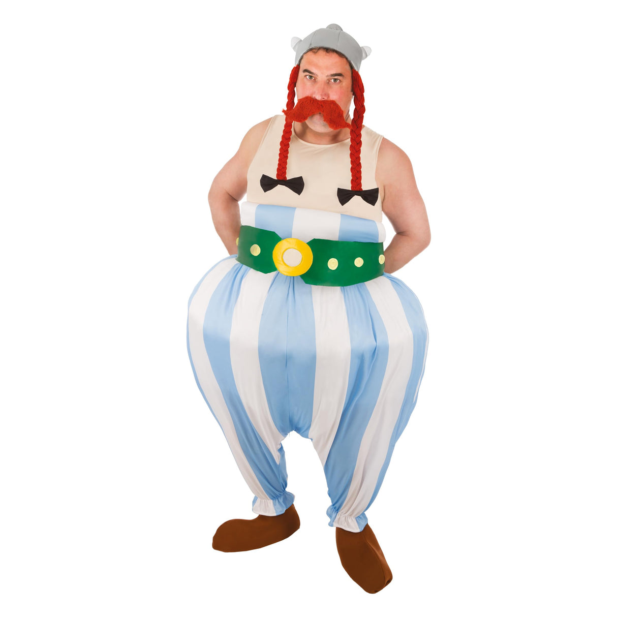 Chaks - Disfraz Obélix, set de 5 piezas, disfraz completo de galo, Astérix y Obélix, para Carnaval y Comic Con