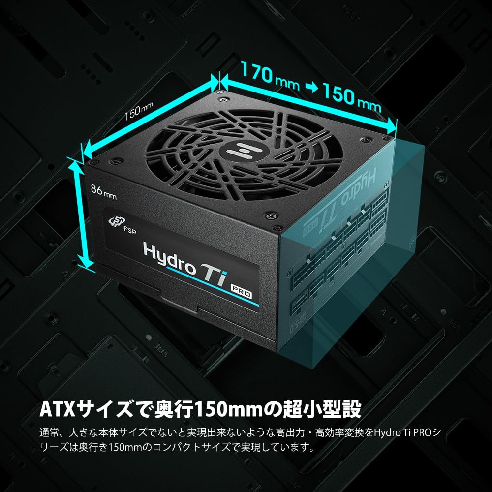 1000W FSP Fortron Hydro TI Pro ATX 3.0 80+Titanio