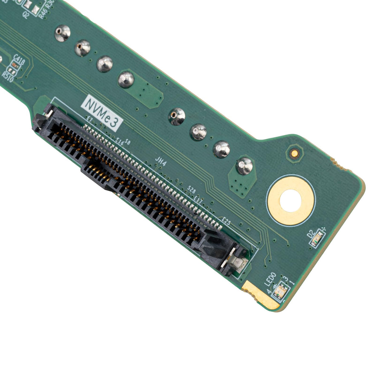 SilverStone Technology SST-RAC-BP-304N, Backplane de Servidor de 4 bahías 2,5"/3,5" con Soporte para SSD U.2,Admite hasta 4 SSD PCIe Gen 4 NVMe U.2 (SFF-8639),