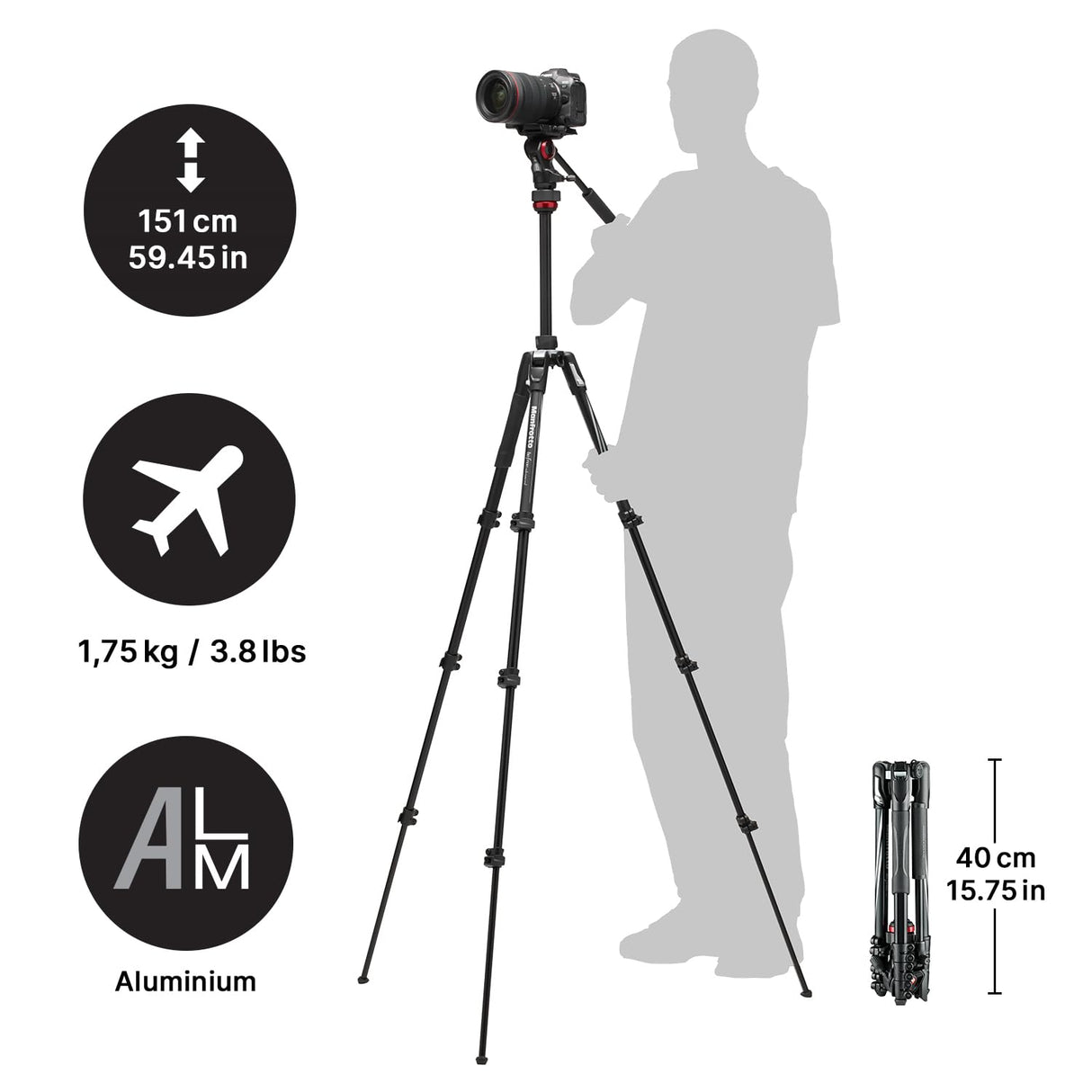 MANFROTTO Trépied MVKBFRL-Live