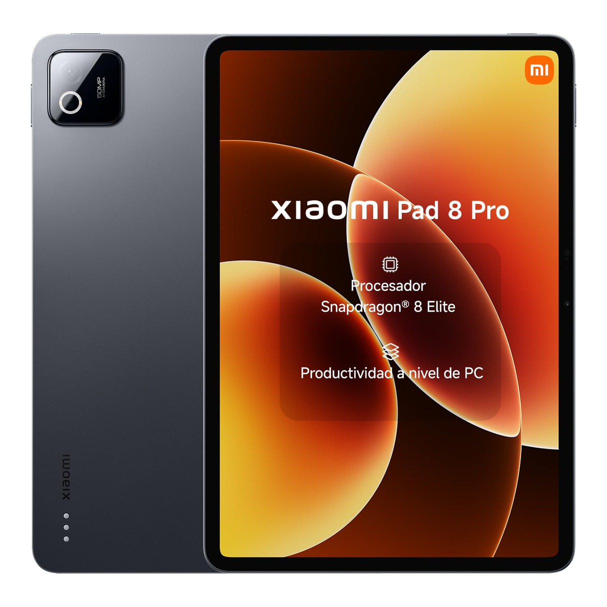 XIAOMI Pad 8 Pro Matte Glass - Tablet de 11.2" 3.2K (Snapdragon 8 Elite, 12GB de RAM, 512GB de ROM, WiFi 7, batería de 9200 mAh, 1 año de garantía Extra, Cargador no Incluido), Gris (Versión ES)