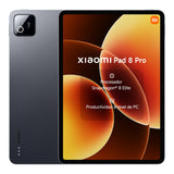 XIAOMI Pad 8 Pro Matte Glass - Tablet de 11.2" 3.2K (Snapdragon 8 Elite, 12GB de RAM, 512GB de ROM, WiFi 7, batería de 9200 mAh, 1 año de garantía Extra, Cargador no Incluido), Gris (Versión ES)