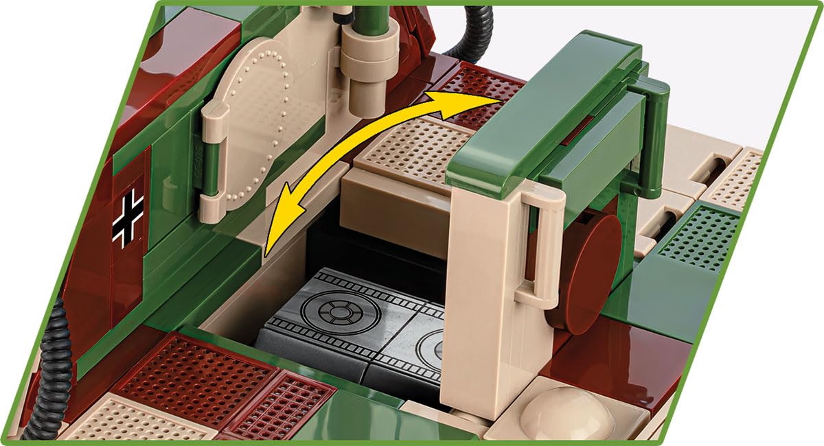 COBI Historical Collection 2585 - Sturmmorser Tiger Sturmt 2585 de la Segunda Guerra Mundial