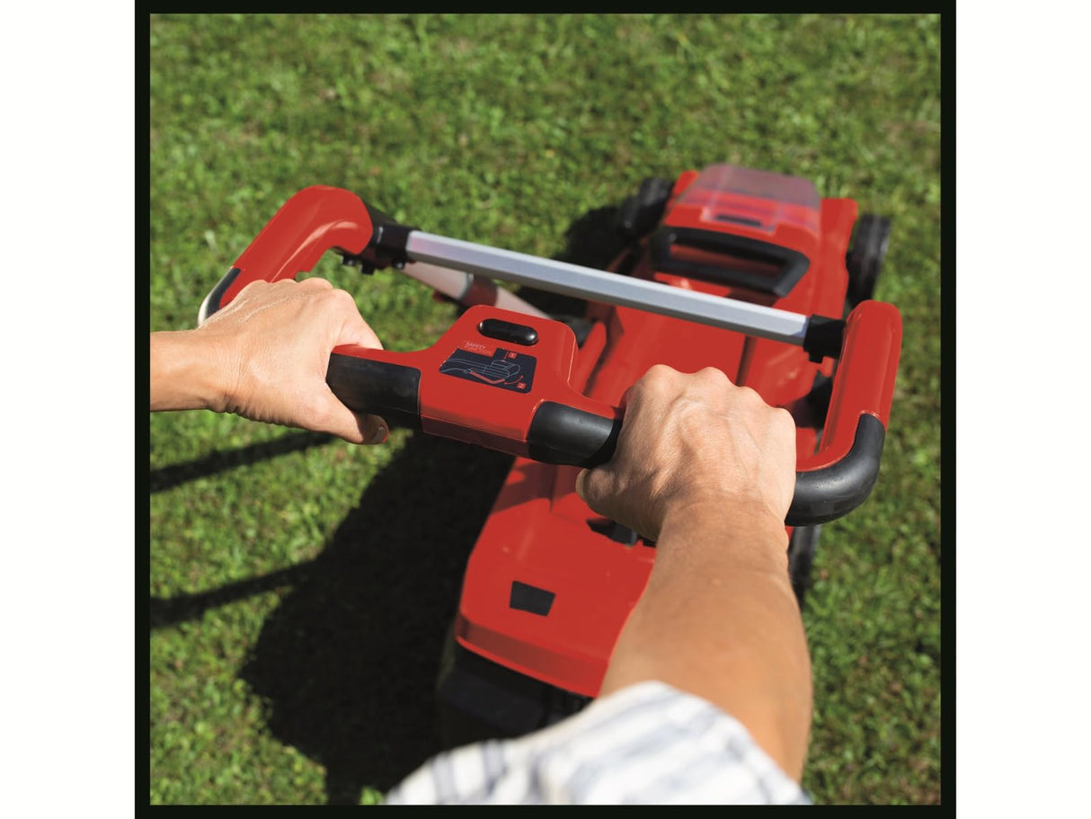 Einhell Cortacésped a batería RASARRO 36/42 Kit Power X-Change (36 V, 42 cm ancho de corte, hasta 550 m², Brushless, función de mulching, 50L bolsa recolectora, con 2x 4,0 Ah baterías y cargador)