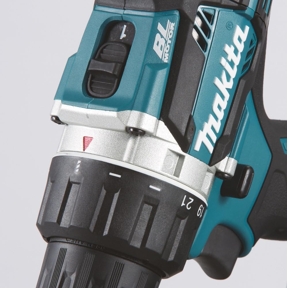 Makita DDF484RTJ Taladro, 450 W, 18 V, Negro, One size