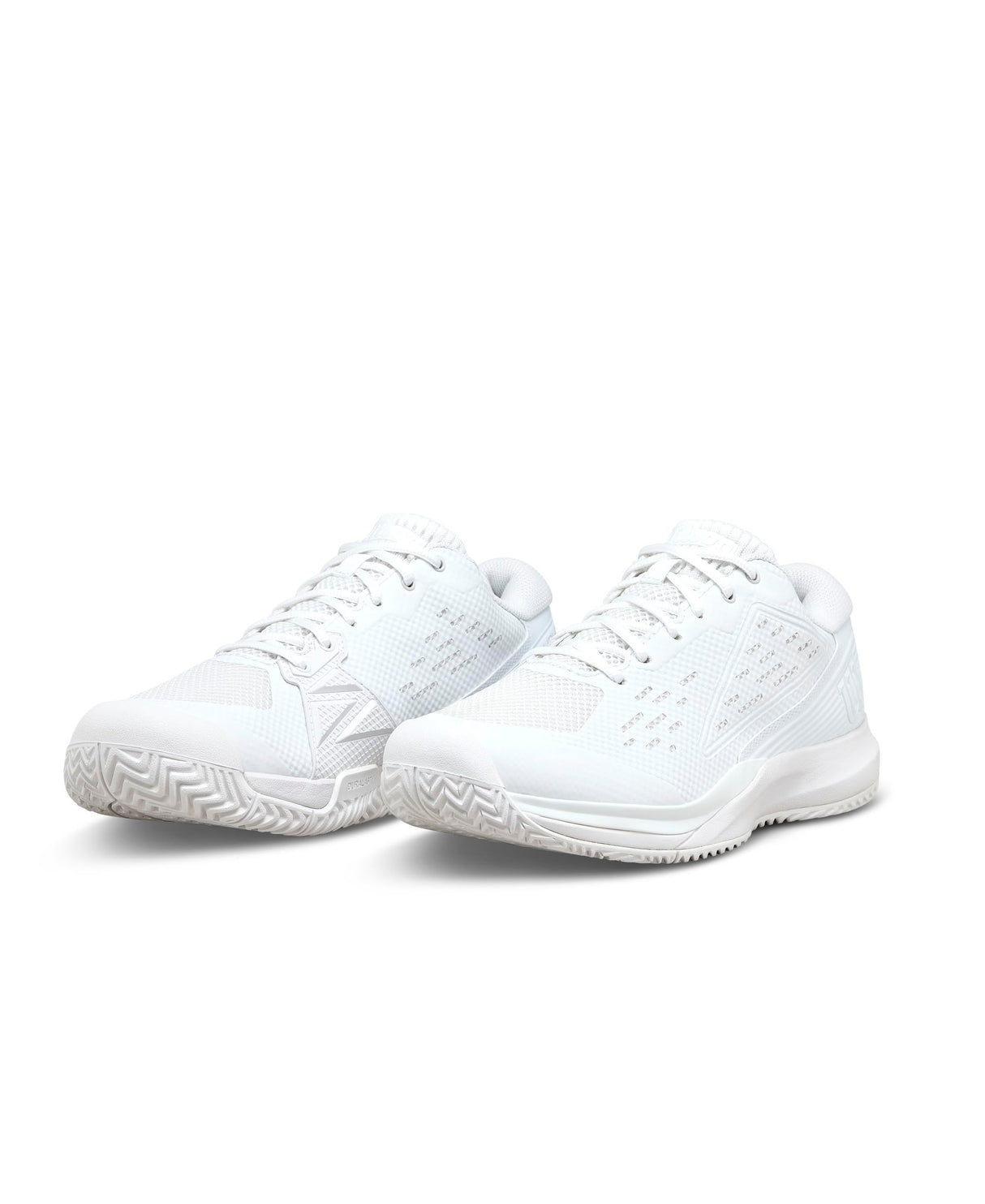 Wilson Rush Pro Ace, Tennis Shoe Hombre, White/White/Black, 45 1/3 EU