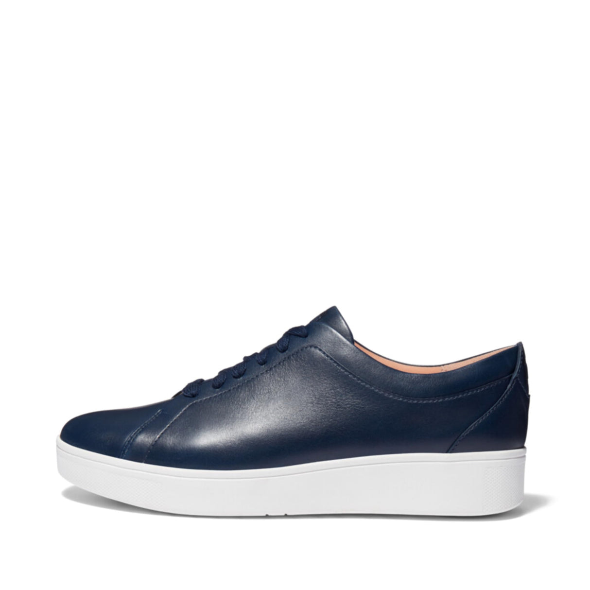 Fitflop Zapatillas de Tenis de Rally de Cuero Actualizado, Mujer, Midnight Navy, 37.5 EU