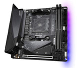 GIGABYTE B550I AORUS PRO AX Placa base - Procesadores AMD Ryzen 5000, VRM de 8 fases, hasta 5300 MHz DDR4, 1xPCIe 4.0 + 1xPCIe 3.0 M.2, Wi-Fi 6E, LAN 2.5GbE, USB 3.2 Gen 2