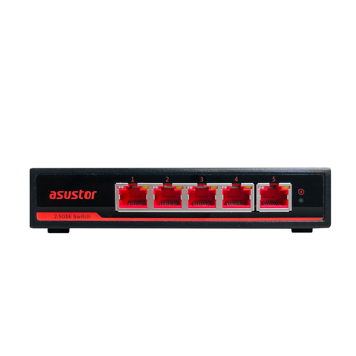 Asustor 5 Puertos Switch no administrado 2.5G Ethernet, Plug and Play | ASW205T
