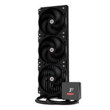 ENERMAX LIQMAX IV 360 mm AIO CPU de refrigeración por agua, cámara doble, TDP 380 W +, Intel LGA 1851/1700/115x/2066, AMD AM5/AM4, pantalla digital, 3 ventiladores de flujo de rendimiento PWM de 120