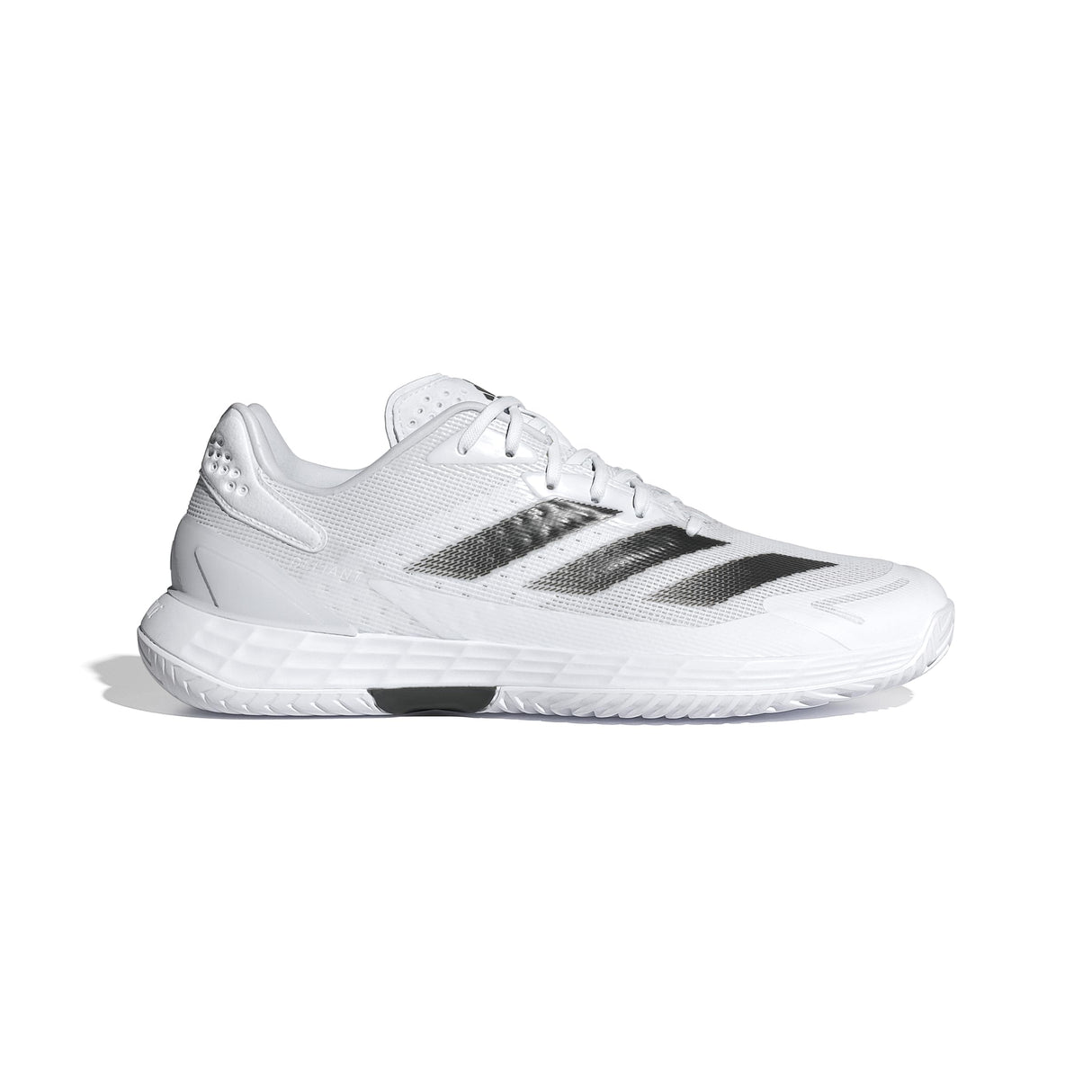 adidas Defiant Speed 2 Tennis Shoes, Zapatillas de Tenis Hombre, Cloud White/Core Black/Grey One, 40 2/3 EU