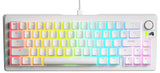 Glorious Gaming GMMK 3 anpassat mekaniskt gamingtangentbord, 65% kompakt, modulärt packningssystem, doubleshot PBT-tangenter, aluminiumplatta, utbytbara 3- Och 5-stiftsbrytare, USA QWERTY - Vit