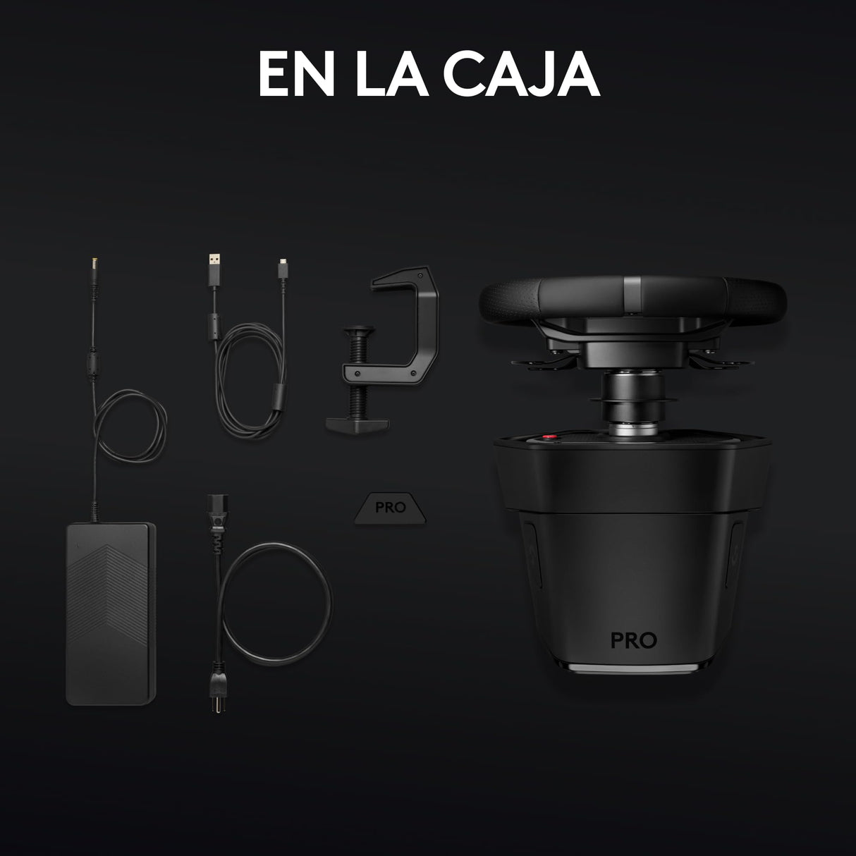 Logitech G PRO Racing Wheel - Volante para PC, PS4 y PS5, fuerza de 11 N⋅m, accionamiento directo, Feedback ultrarrealista, palancas de cambio magnéticas, doble embrague, distribución de botones PRO