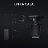 Logitech G PRO Racing Wheel - Volante para PC, PS4 y PS5, fuerza de 11 N⋅m, accionamiento directo, Feedback ultrarrealista, palancas de cambio magnéticas, doble embrague, distribución de botones PRO