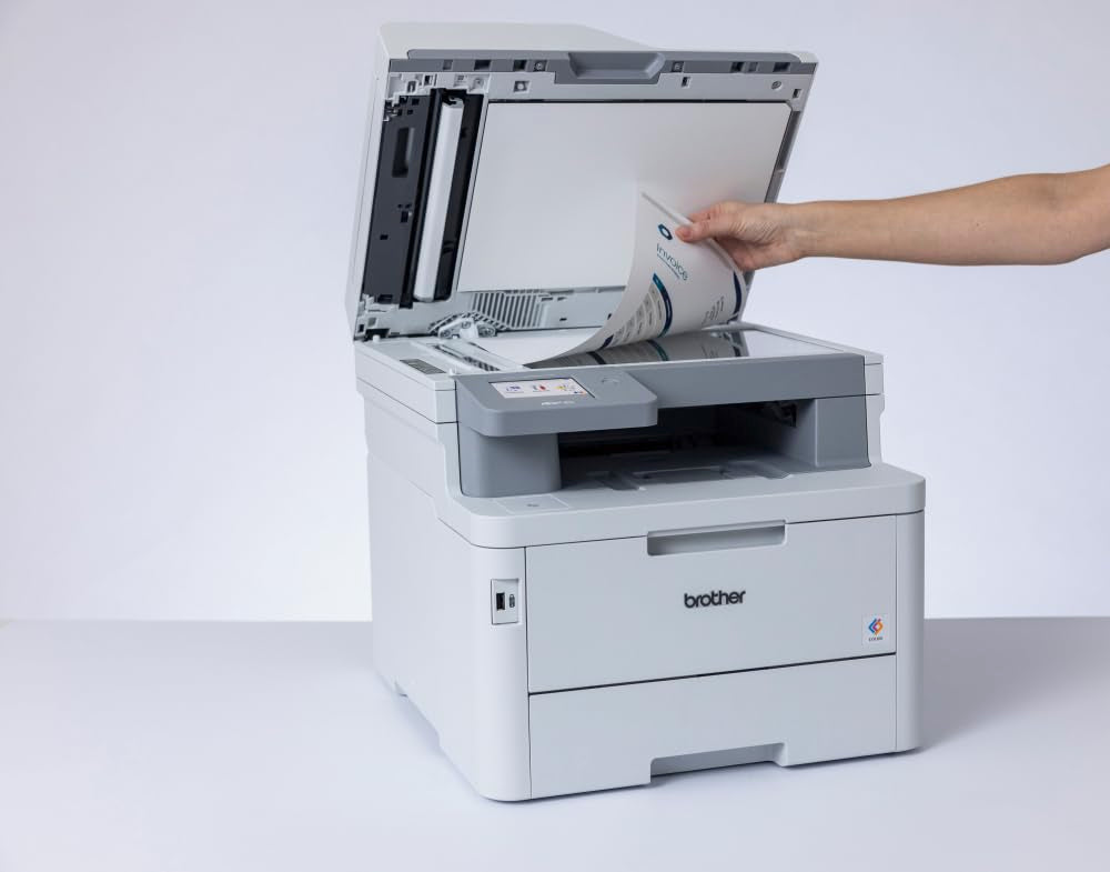 Brother MFCL8390CDW, Impresora multifunción Profesional LED Color compacta, con Red Cableada/WiFi y Doble Cara automática en Todas Las Funciones