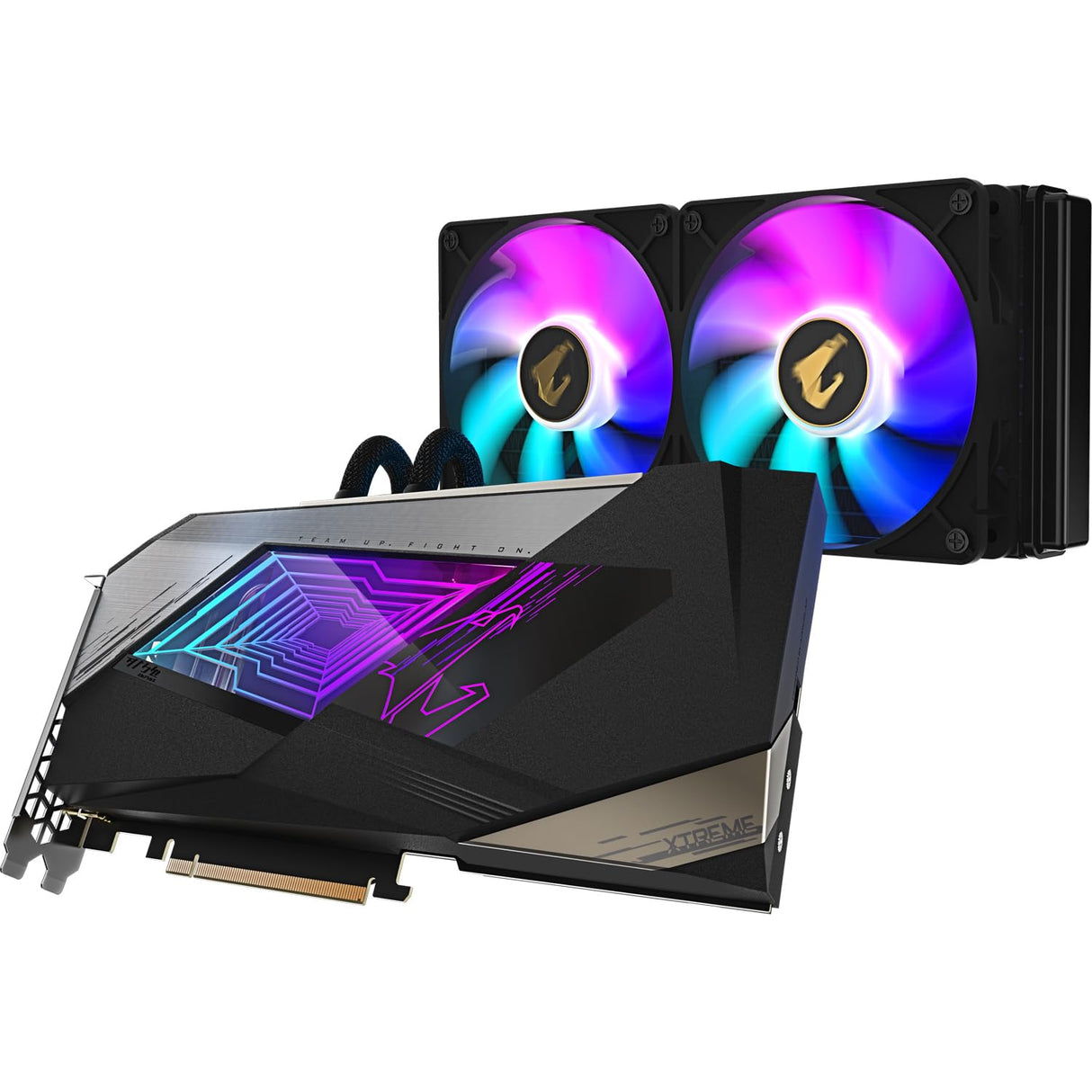 Gigabyte NVIDIA GeForce RTX 4070 Ti XTREME WATERFORCE Targeta gráfica - 12GB GDDR6X, 192-bit, PCI-E 4.0, 2700MHz Core Clock, 3x DP 1.4, 1x HDMI 2.1a, NVIDIA DLSS 3 - GV-N407TAORUSX W-12GD
