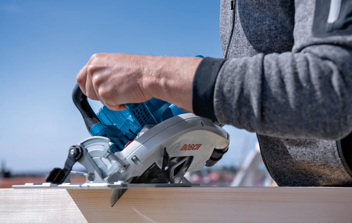 Bosch Professional BITURBO GKS 18V-70 L - Sierra circular a batería (Brushless, disco izquierda, 18V, disco Ø 190 mm, en L-BOXX)