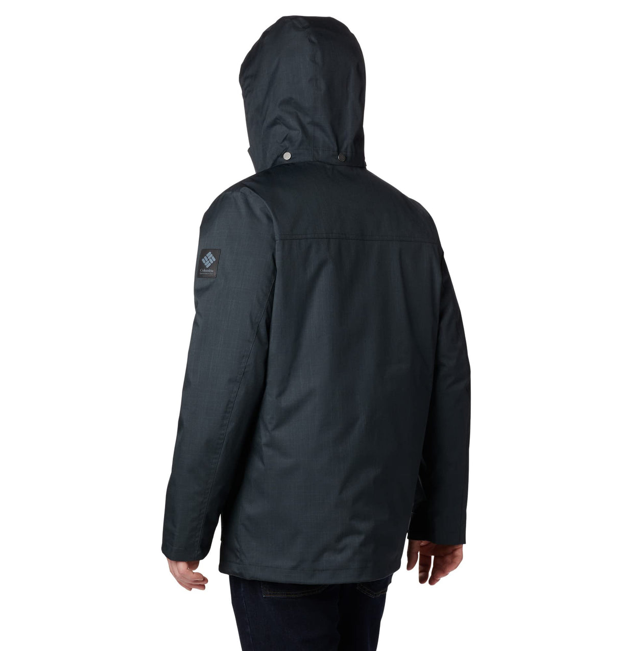 Columbia Hombre Chaqueta De Invierno 3 En 1, Black, L
