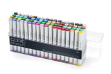 COPIC Sketch Set «72 Colors B», 72 piezas en expositor acrílico, rotulador doble con punta mediana y punta de pincel