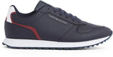 Tommy Hilfiger Runner Sneaker Hombre Runner Eva Mix Flag de piel, Azul (Desert Sky), 40