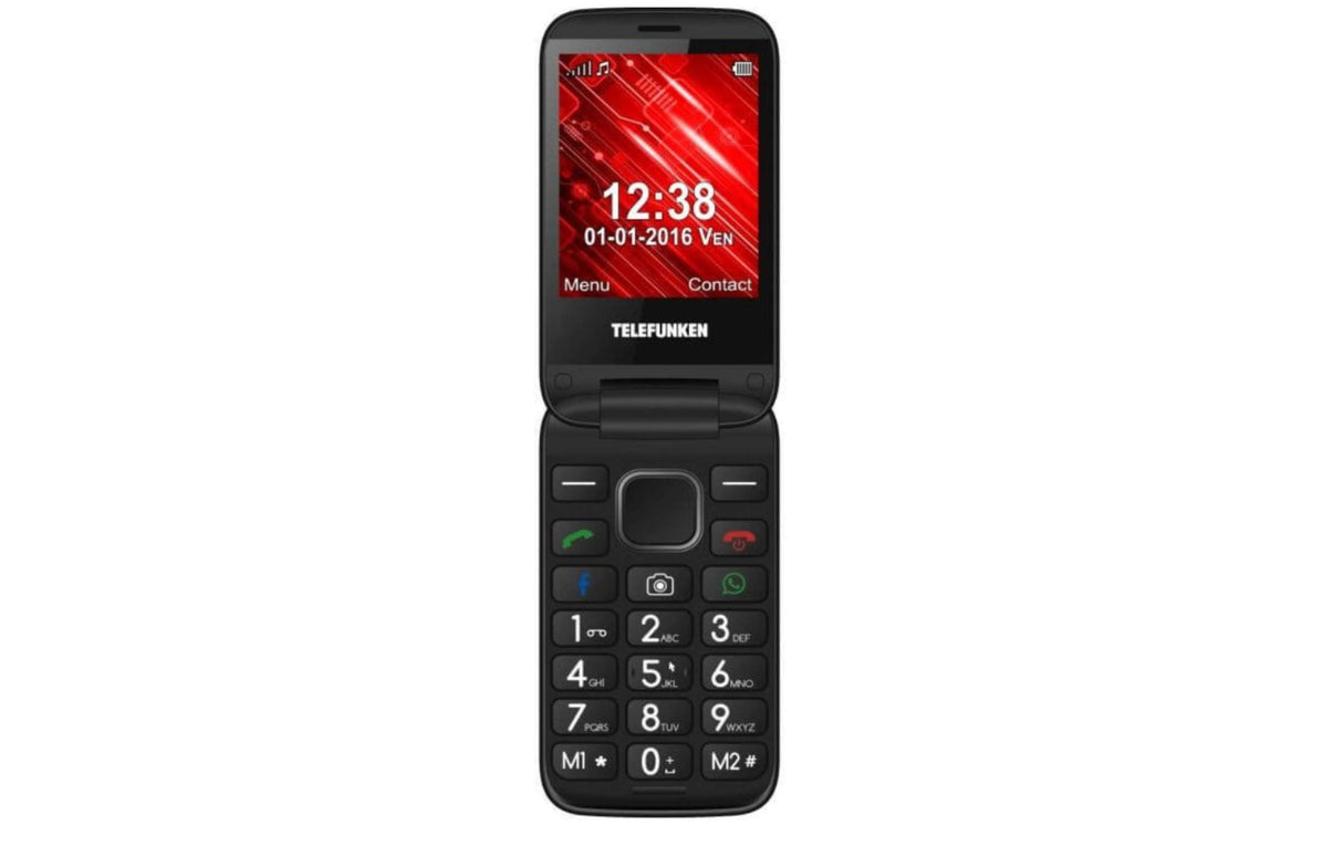 Telefunken TM 360 - Teléfono móvil Negro