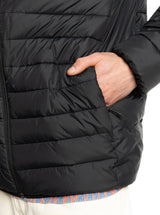 Quiksilver - Chaqueta Acolchada - Hombre - M - Negro