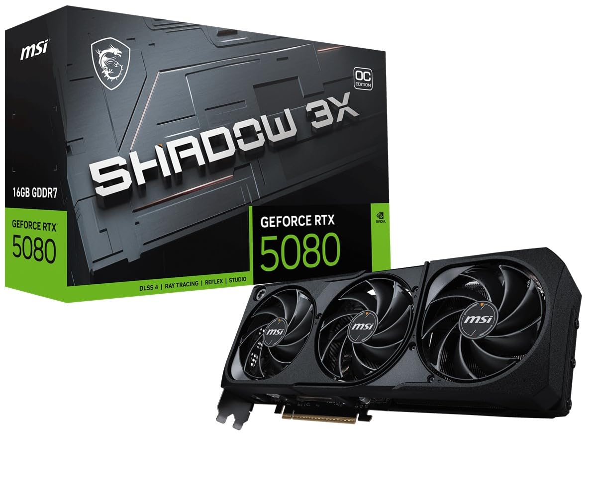 MSI GeForce RTX 5080 16G Shadow 3X OC