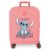 Joumma Disney You Are Magical Maleta de Cabina Coral 40x55x20 cms Rígido 3,22 kgs Cierre TSA Integrado ABS 3,22 kgs 37L Equipaje de Mano