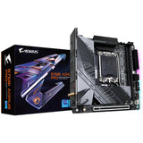 GIGABYTE B760I AORUS Pro Placa Base - Soporta CPUs Intel Core de 14ª generación, VRM Digital de 8+1+1 Fases, hasta 8000MHz DDR5 (OC), 2xPCIe 4.0 M.2, Wi-Fi 6E, LAN de 2.5GbE, USB 3.2 Gen 2