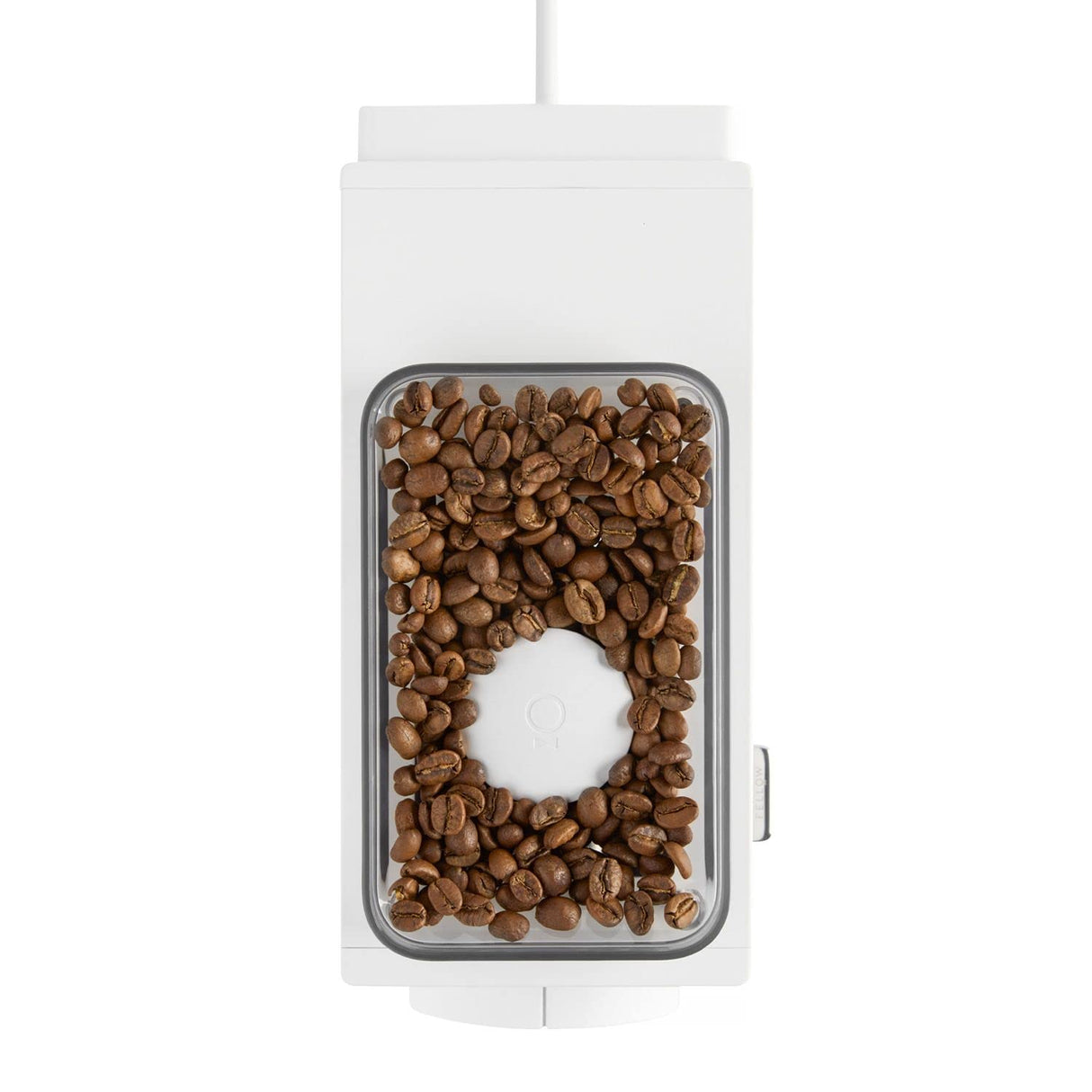 Fellow Ode Molinillo de Café - Molinillo de café - Molinillo de café en grano con 31 ajustes para goteo, prensa francesa e infusión en frío - Molinillo eléctrico pequeño - Blanco mate