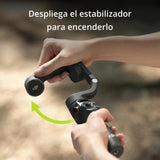 DJI Estabilizador para Smartphones OSMO Mobile 6, en Tres Ejes para teléfonos, Brazo Extensible Integrado, portátil y Plegable, estabilizador para videoblogs, vídeos de Youtube y TikTok