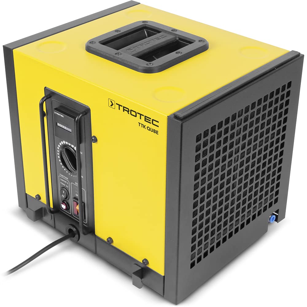TROTEC Deshumidificador Comercial Compacto TTK Qube (máx. 20l/día), Apto para Habitaciones de hasta 110 m³, Secador de condensación Profesional Compacto