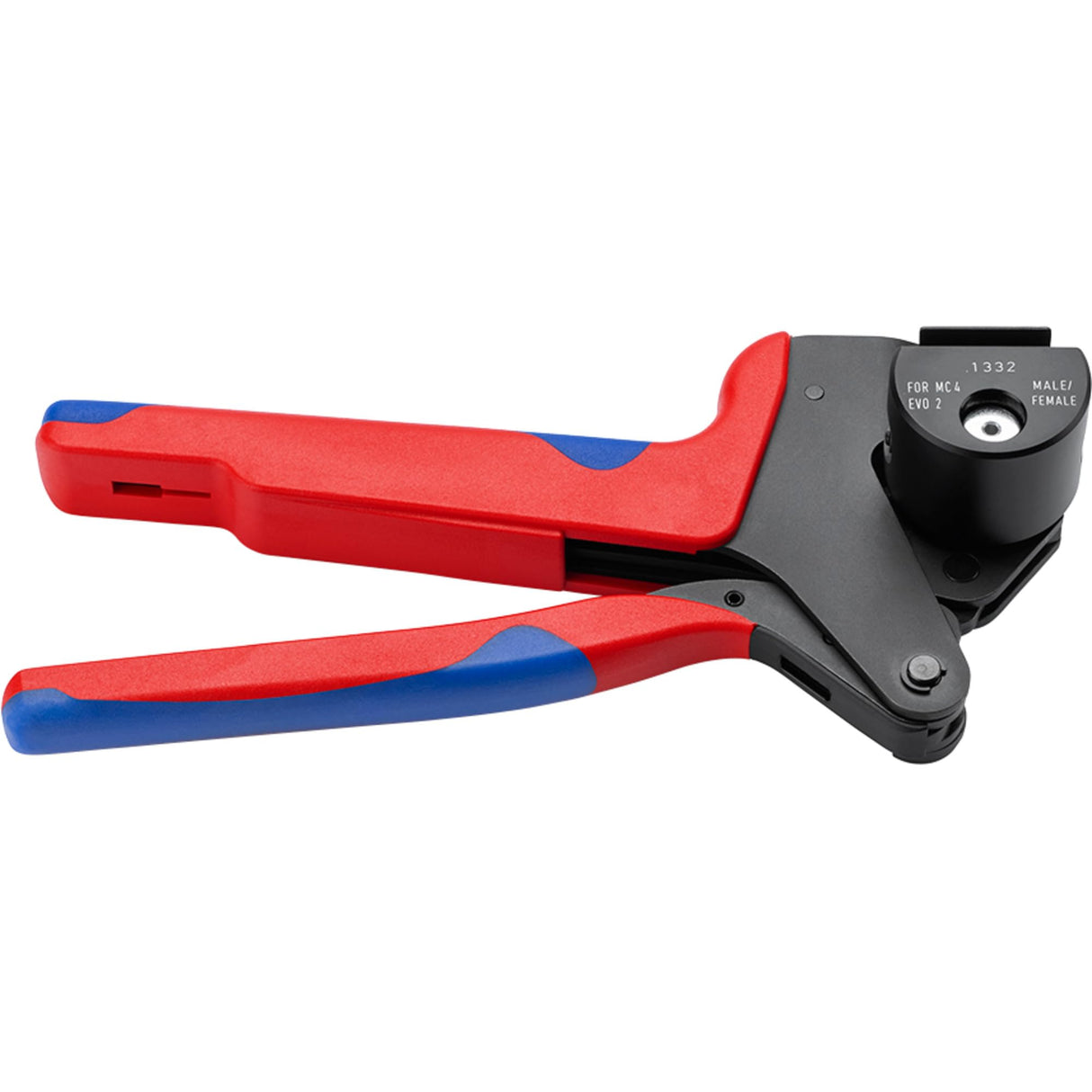 KNIPEX Crimpadora para sistema de mordazas intercambiables para mordazas intercambiables con mangos multicomponente 200 mm, 97 43 66 EVO