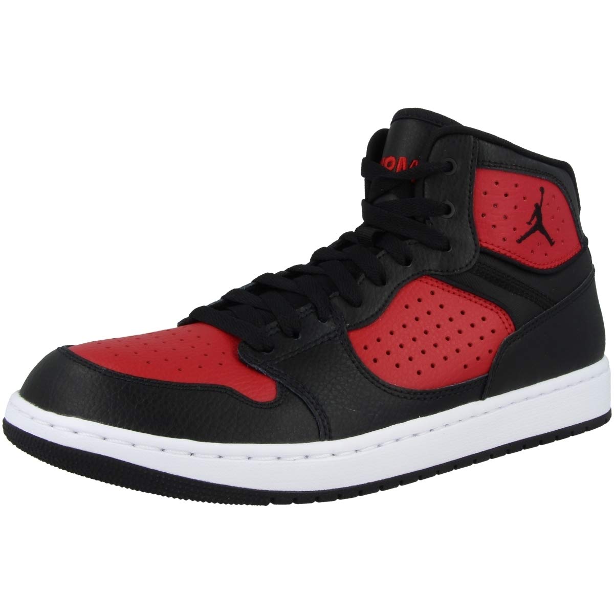 Nike Jordan Access, Zapatillas de Atletismo Hombre, Multicolor (Black/Gym Red/White 006), 44 EU