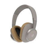 DeeBee DB-Pulse-GLC Auriculares Bluetooth Circumaurales, Cancelación Activa de Ruido, 40 Horas de Autonomía, 5 Micrófonos, Negro, con Almohadilla Intercambiable