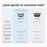 DJI Goggles N3, Gafas FPV con Pantalla 1080p ultraamplia, Experiencia de Vuelo inmersiva, Gafas de dron FPV, Streaming inalámbrico, Gafas de dron, Kit Listo para usarse, cursor en Realidad Aumentada