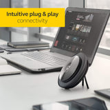 Jabra Speak 710 MS altavoz Universal Negro, Plata USB/Bluetooth - Altavoces (Universal, Negro, Plata, Portable, 30 m, 70 dB, 1 m)